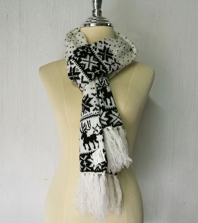 ผ้าพันคอไหมพรมหนานุ่ม สวยมาก อุ่นถึงติดลบ