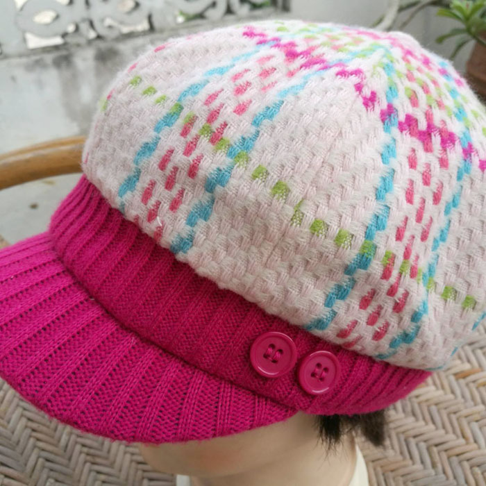 หมวกแก๊ปไหมพรมสุดน่ารัก