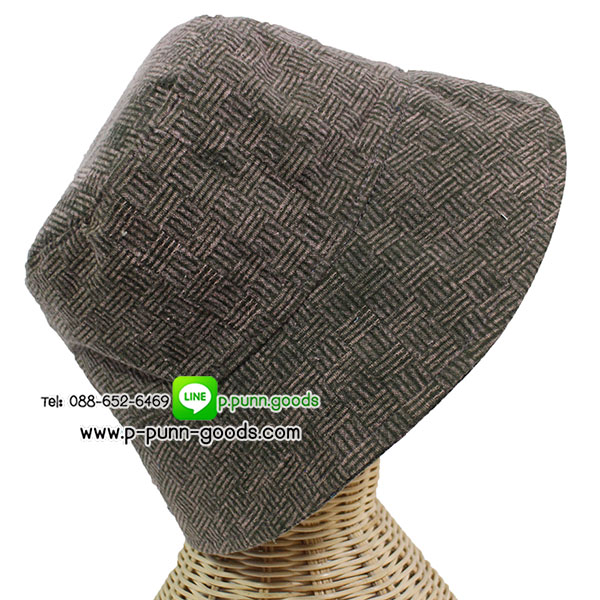 หมวกผ้าฝ้ายสโตน หมวกทรงบัคเก็ต