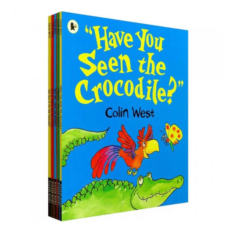 Colin West : 5 Books Collection : Toucan + Giraffe + Monkey + Bullfrog + Crocodile เซตนิทานภาพของ คอลิน เวสต์ 5 เล่ม