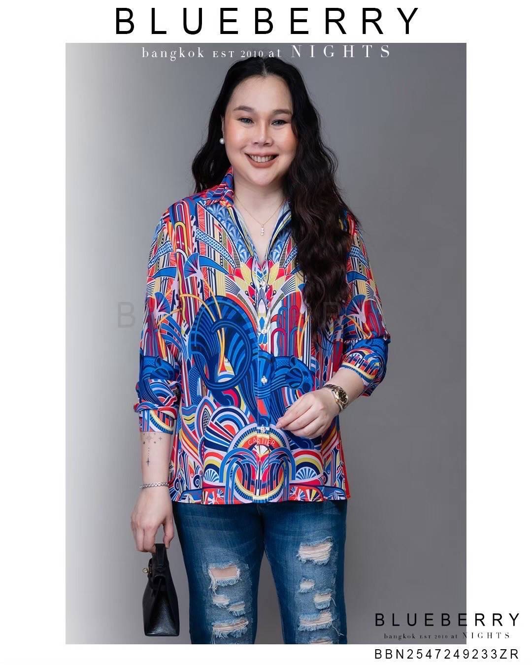 เสื้อเชิ้ต พรีเมียมทรงคลาสสิคตลอดกาลเชิ้ตแขนยาว พิมพ์ลายแบรนด์เนมไฮคลาส ใส่สบาย : สินค้าคุณภาพ (พร้อมส่ง)