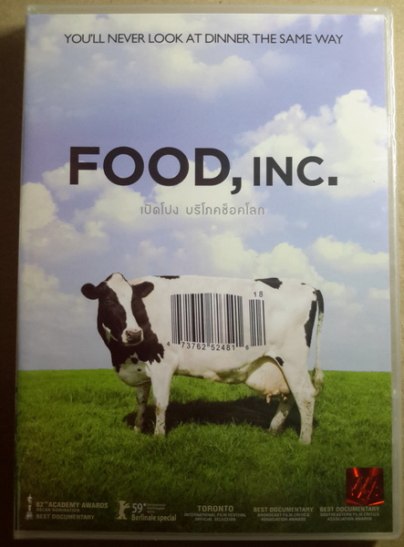 (DVD) Food, Inc. (2008) เปิดโปง บริโภคช็อคโลก (มีพากย์ไทย)