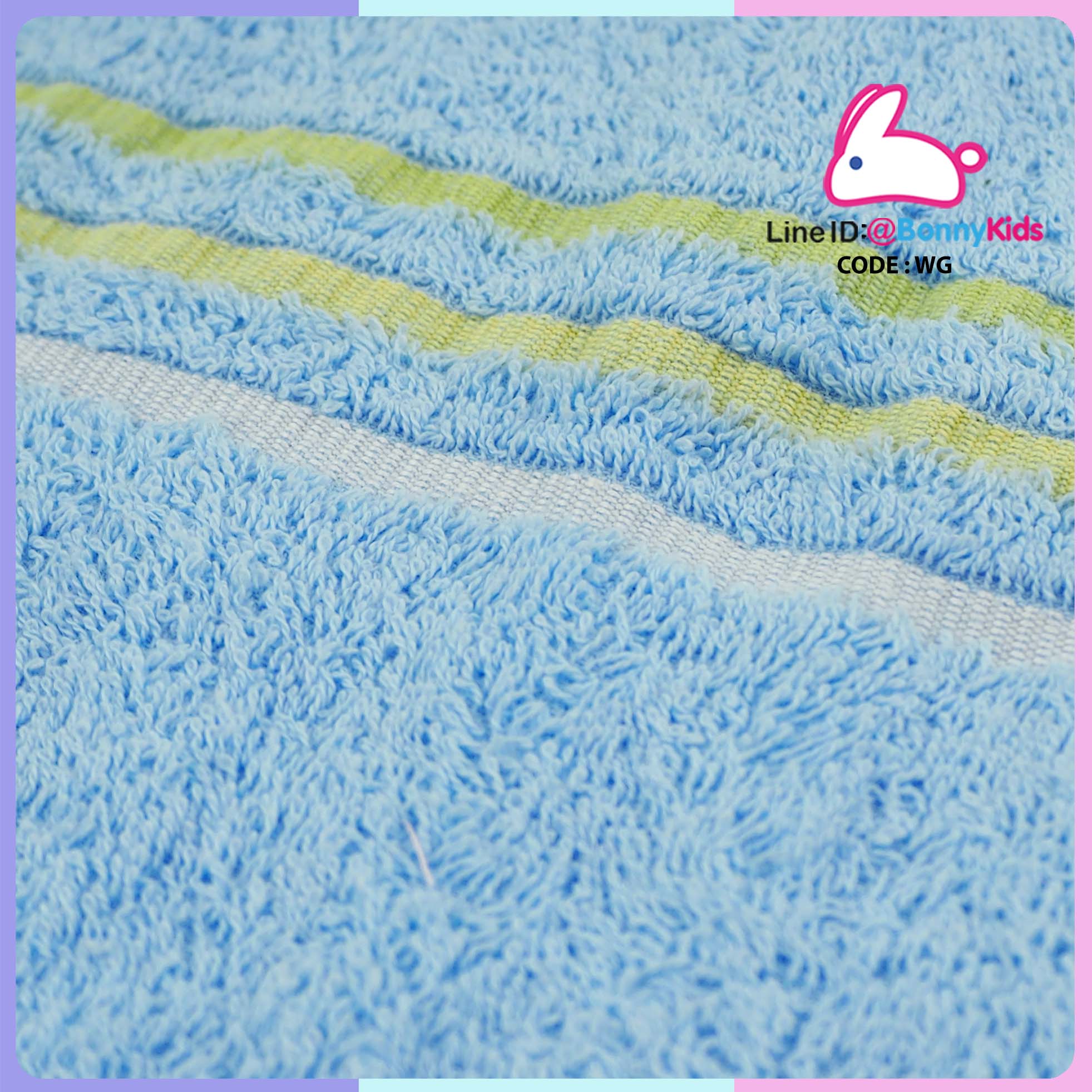 (17021) ผ้าเช็ดตัวผ้าขนหนู สีหวาน ไซส์ 15x30 จำนวน 6 ผืน