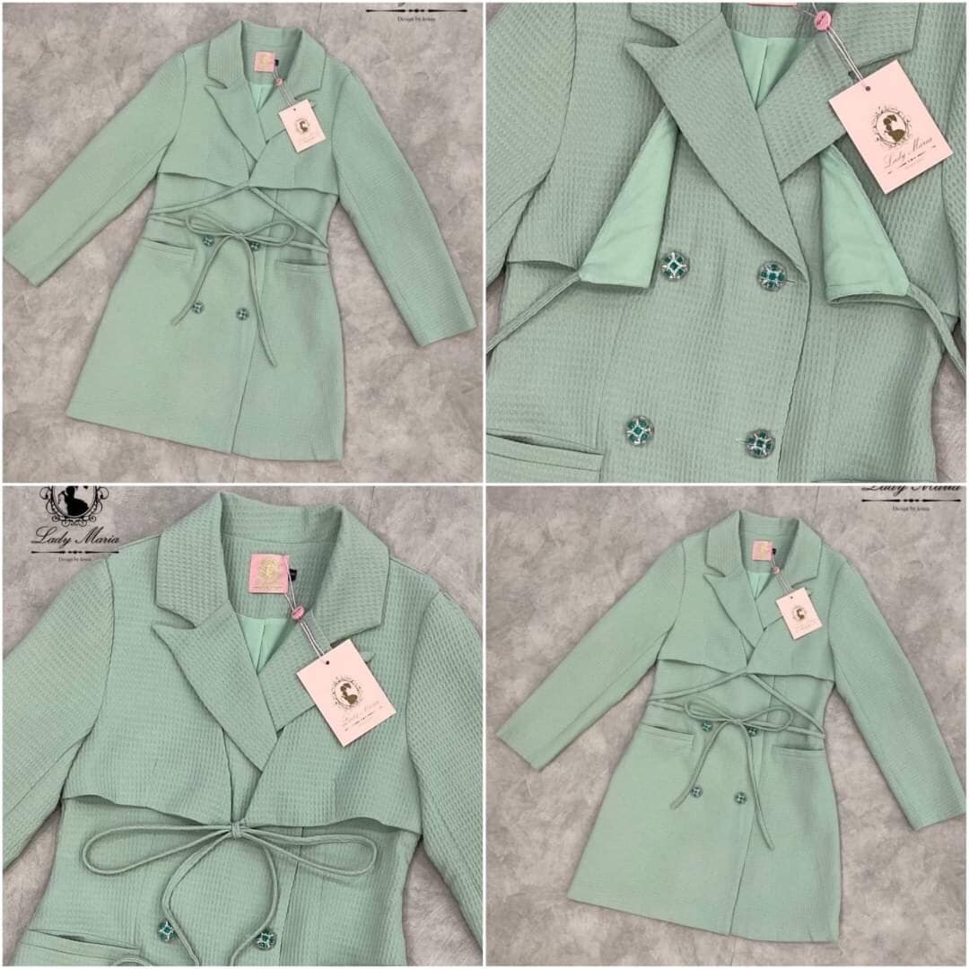 มินิเดรสสีเขียวพาสเทล ทรงสูตร แขนยาว กระดุมหน้า ดีเทลน่ารักๆ เรียบหรูดูแพงสุดๆ กระเป๋าที่ใช้งานได้จริง ทั้ง2ข้าง มี:ซับในอย่างดี สินค้าคุณภาพ (พร้อมส่ง)