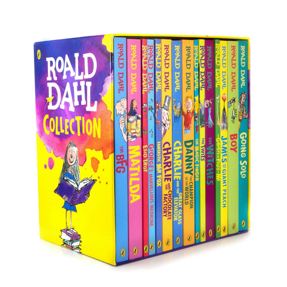 Roald Dahl & Quentin Blake - 15 Book Fantastic Stories Collection : เซตหนังสือปกอ่อน 15 เล่ม โรอัล ดาห์ล