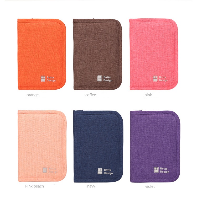 กระเป๋าใส่พาสปอร์ตสั้น กระเป๋าใส่หนังสือเดินทาง ขนาดกะทัดรัด ช่องเยอะ ใส่เอกสารสำคัญ ธนบัตร บัตรต่าง ๆ พกพาสะดวก ผลิตจากโพลีเอสเตอร์กันน้ำ คุณภาพดี