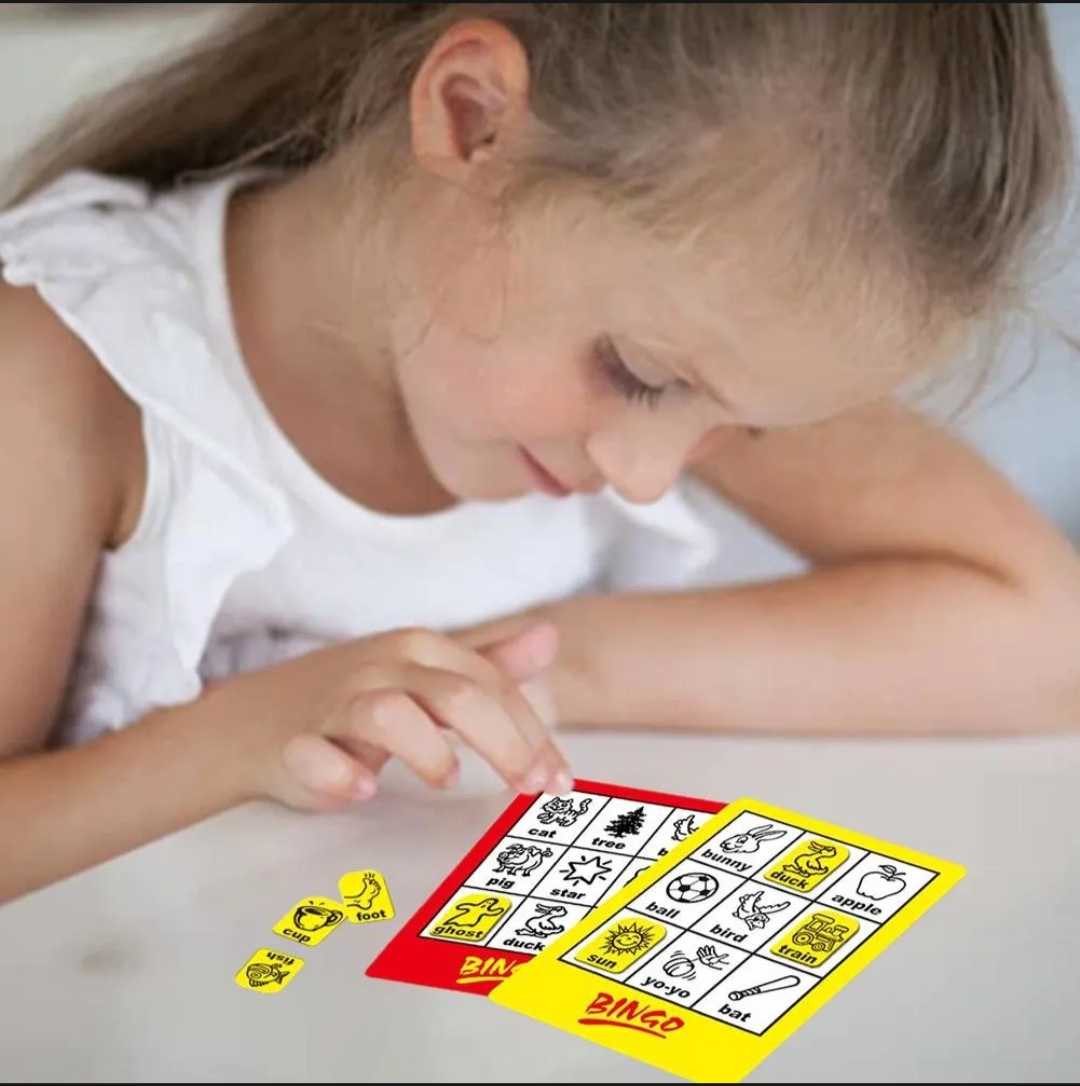 เกมกระดานบิงโกคำศัพท์ Bingo พร้อมเครื่องสุ่มการ์ดแสนสนุก