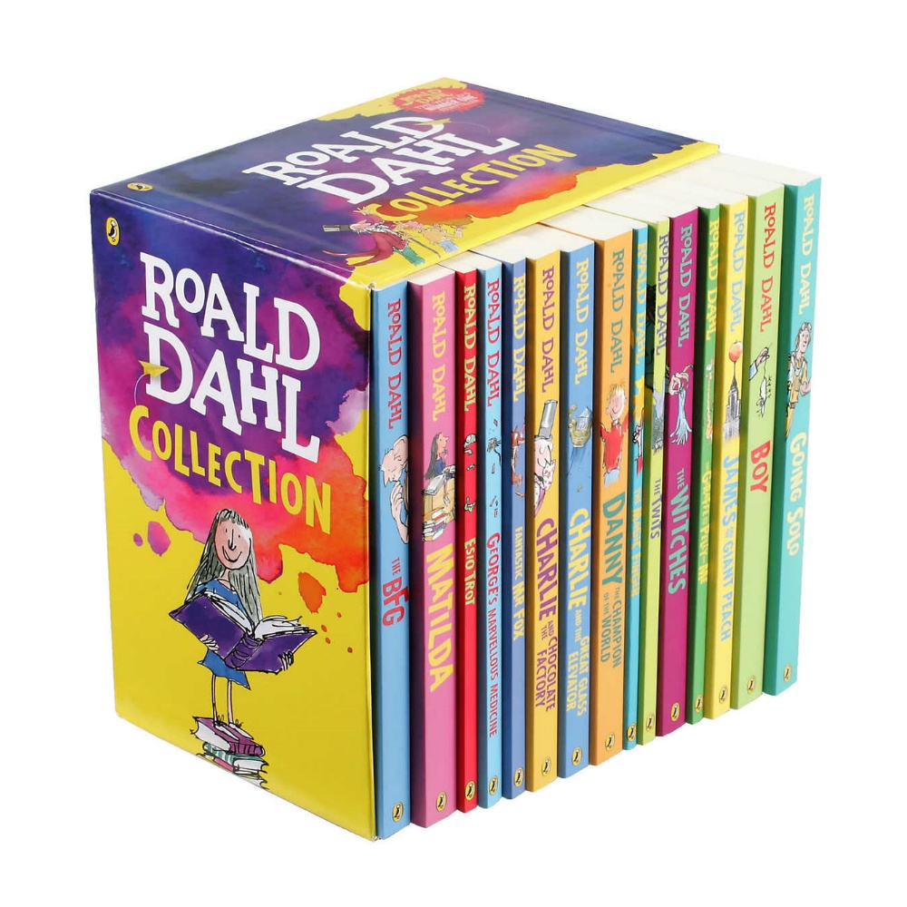 Roald Dahl & Quentin Blake - 15 Book Fantastic Stories Collection : เซตหนังสือปกอ่อน 15 เล่ม โรอัล ดาห์ล