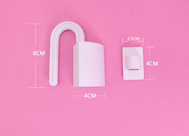 ที่กันประตูปิด ที่กั๊นประตู ป้องกันเด็ก รุ่นแขวนที่บานพับ พร้อมที่แขวนเก็บ