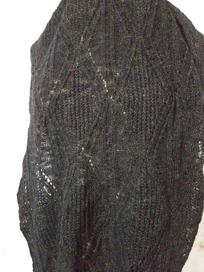 ผ้าพันคอโดนัท C DE C COUP DE CHANCE ไหมพรมถักลายสวย