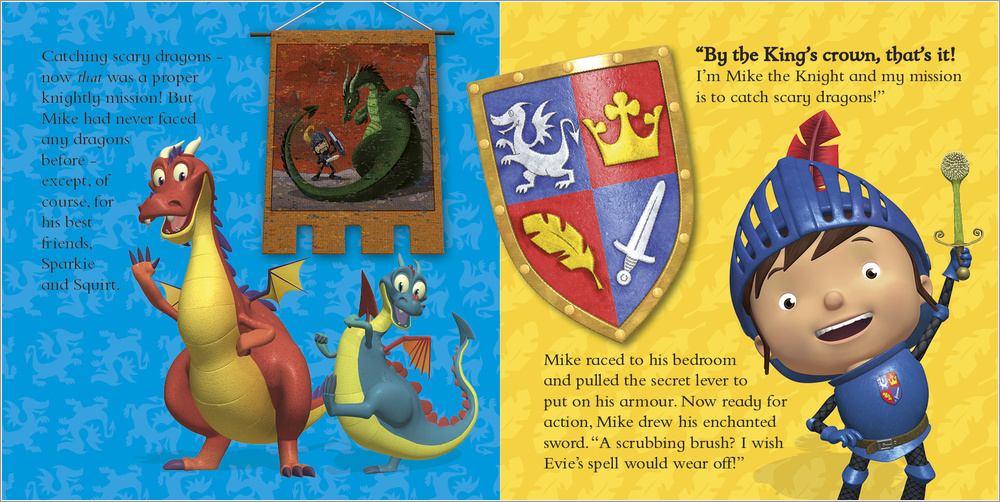 Mike the Knight : Mike and the Scary Dragons ซีรีย์การ์ตูนดัง อัศวินไมค์ นิทานปกอ่อน