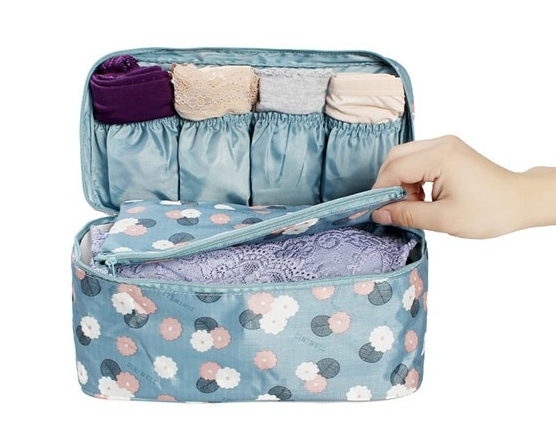 DINIWELL กระเป๋าใส่ชุดชั้นใน กางเกงใน รุ่นพิเศษ เหมาะทั้งหญิง และชาย ช่องเยอะ ผลิตจากโพลีเอสเตอร์คุณภาพสูง กันน้ำ