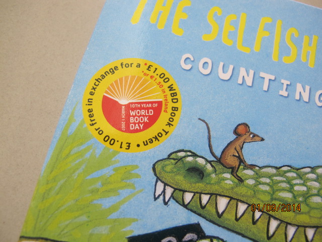 Cฺounting Board Book : The Selfish Crocodile บอร์ดบุ๊ค สอนการนับ จรเข้ผู้เห็นแก่ตัว