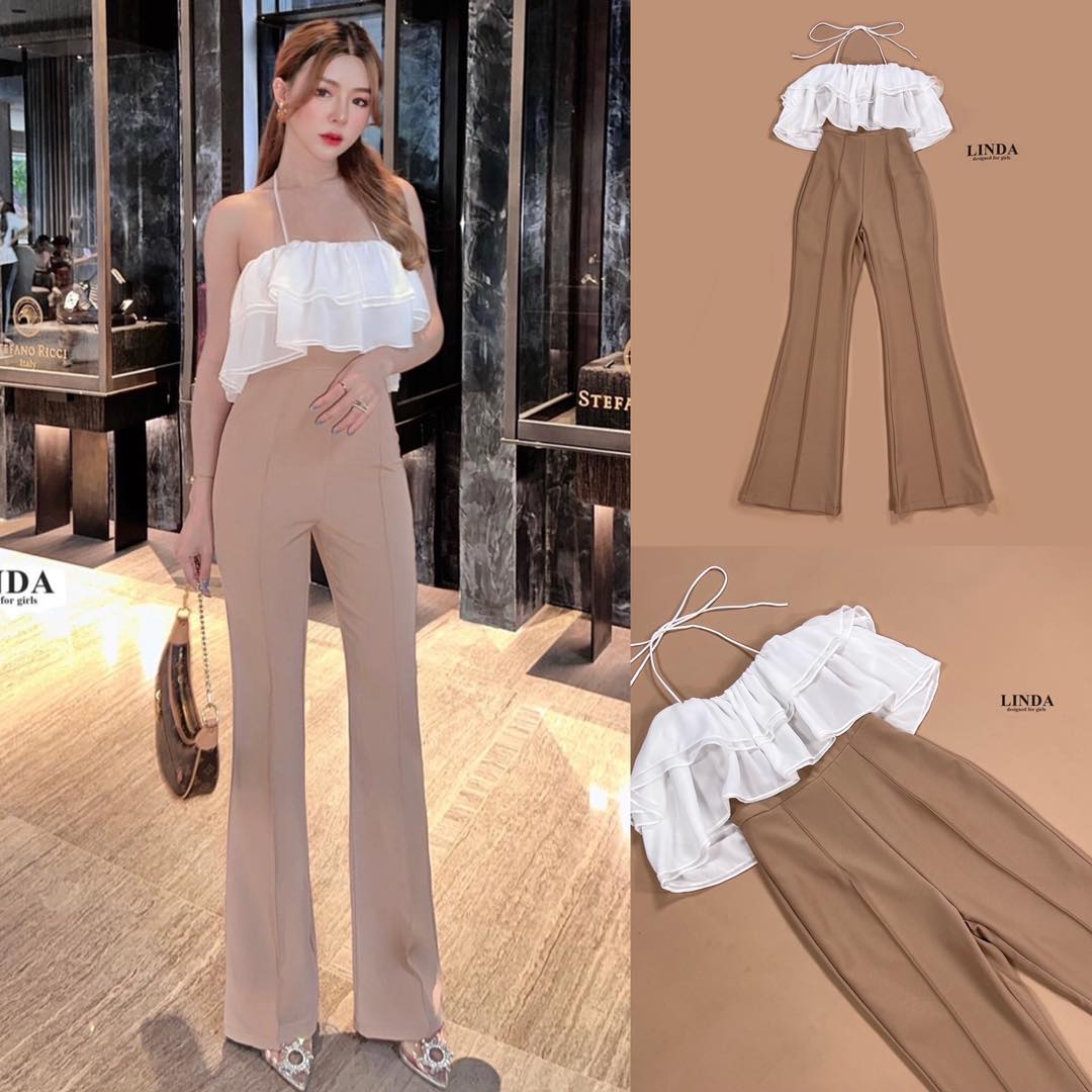 จั๊มขายาว งานดีสวยเกินราคาไม่ไหวว ผ้าทิ้งตัว ผ่าซีทรูนุ่มนิ่มสวยงาม มีหองน้ำ มียางกันลื่น ใส่เป็นเกาะอกได้ ค่ะ สินค้าคุณภาพ (พร้อมส่ง)