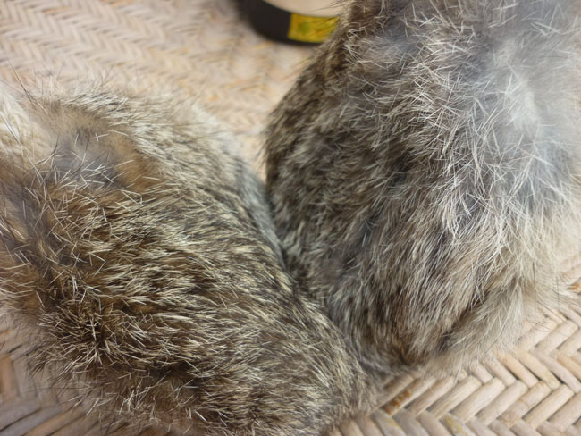 ที่ปิดหูกันหนาว ไหมพรมบุขนกระต่ายแท้ นุ่มมากกก