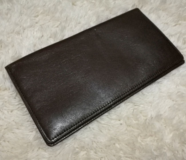 กระเป๋าสตางค์ใบยาว หนังแท้ COW HIDE