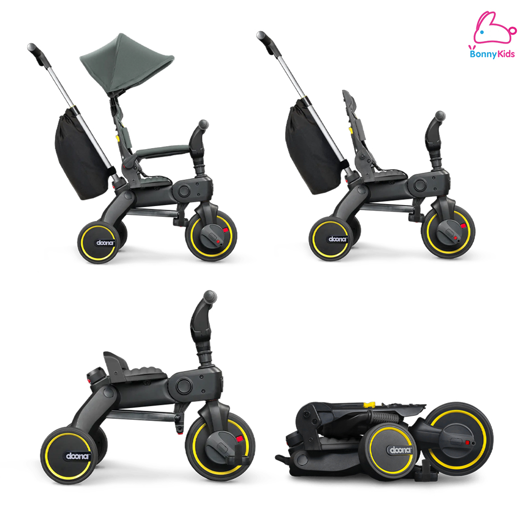 DOONA (ดูน่า) LIKI Trike รุ่น S3 จักรยานสามล้อพับได้ รถเข็นสามล้อ จักรยานพกพาสำหรับเด็ก
