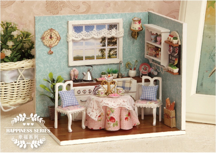 Cute Room - Happy Kitchen ชุดบ้านจิ๋ว DIY House