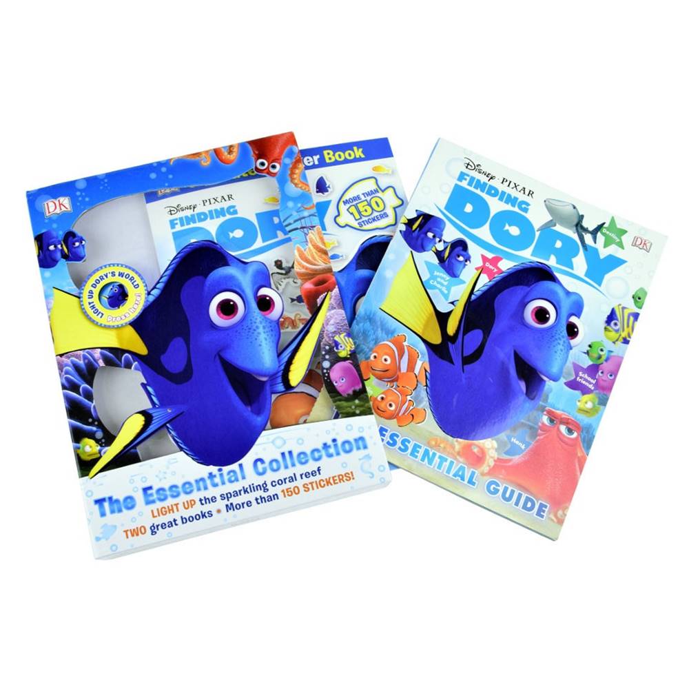 DK Disney Pixar : Finding Dory Essential Collection เซตหนังสือ 2 เล่ม ดิสนีย์พิกซาร์ ดอรี่ Essential Guide & Sticker Book