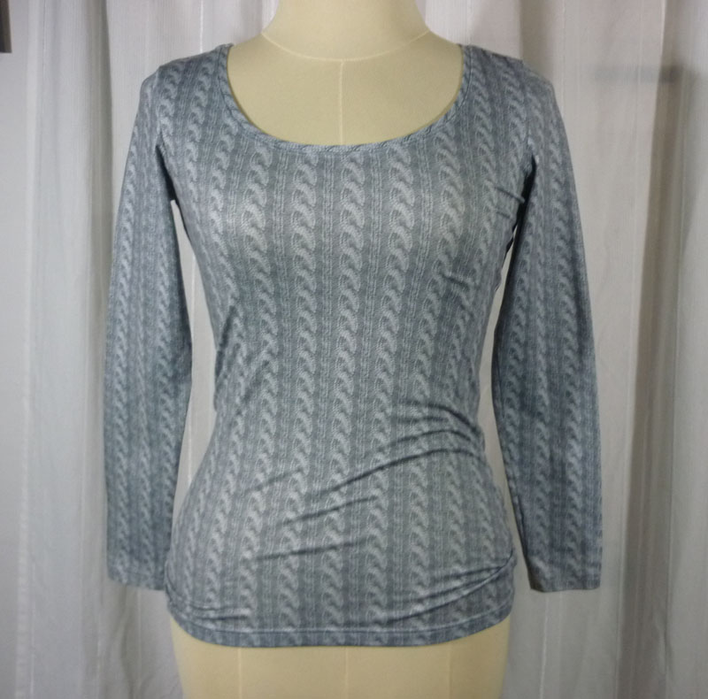 เสื้อฮีทเทคหญิง บุขน FIBERHEAT Sz S
