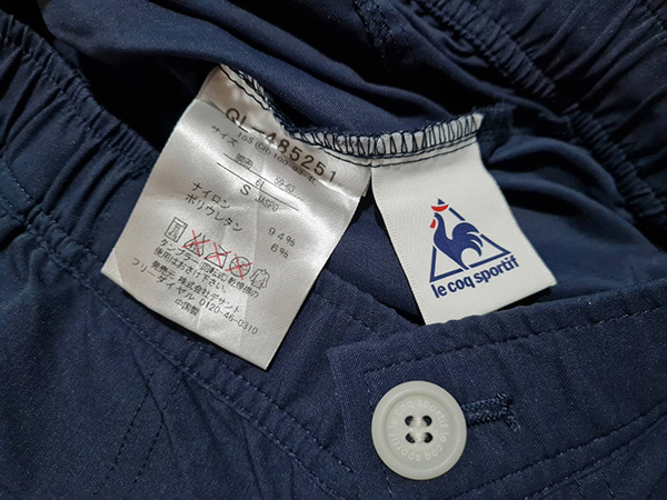 กางเกงผ้าร่ม le coq sportif ไซด์ S