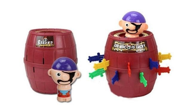 เกมส์ถังโจรสลัดเสียบมีดในตำนาน ขนาดจัมโบ้ Pirate Barrel Games