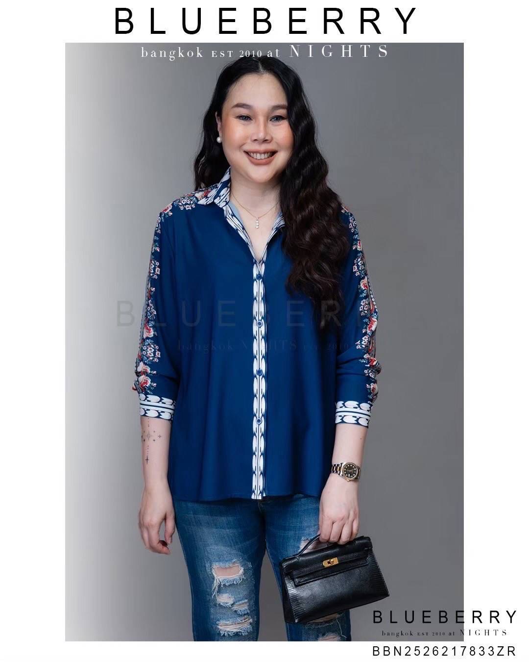 เสื้อเชิ้ต พรีเมียมทรงคลาสสิคตลอดกาลเชิ้ตแขนยาว พิมพ์ลายแบรนด์เนมไฮคลาส ใส่สบาย : สินค้าคุณภาพ (พร้อมส่ง)