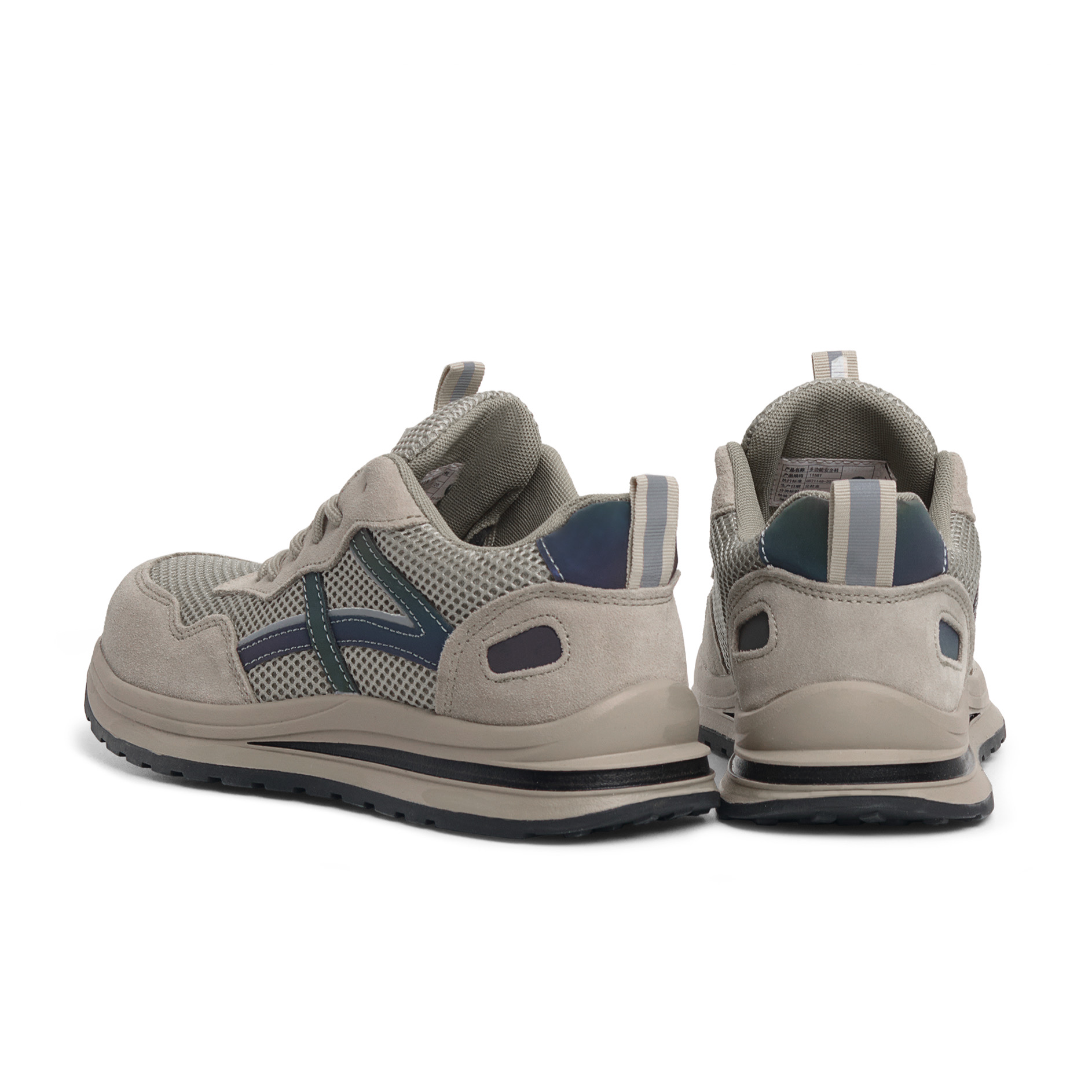 รองเท้าเซฟตี้แฟชั่น 37-45 Safety Composite Toe รองเท้าเซฟตี้ ผ้าใบเซฟตี้ KR1139