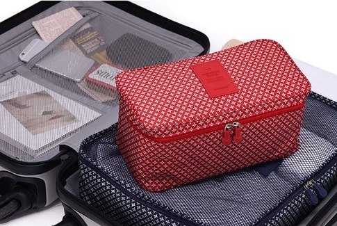 DINIWELL กระเป๋าใส่ชุดชั้นใน กางเกงใน รุ่นพิเศษ เหมาะทั้งหญิง และชาย ช่องเยอะ ผลิตจากโพลีเอสเตอร์คุณภาพสูง กันน้ำ