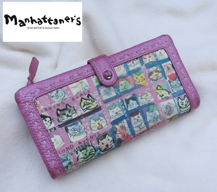 กระเป๋าสตางค์ Manhattaner's หนังแท้ แบรนด์ดังในญี่ปุ่น