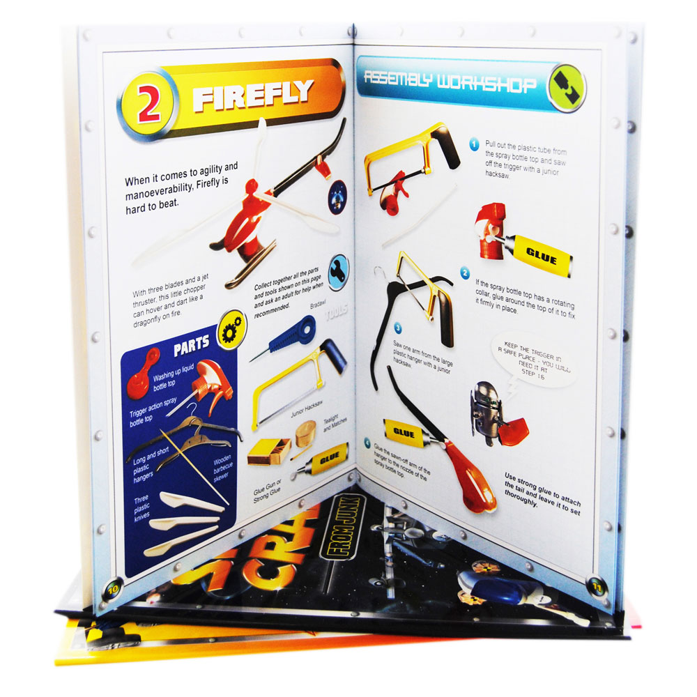 Junk Craft Activity Set : เซตหนังสือ การประดิษฐ์ จรวด รถ เครื่องบิน จากวัสดุเหลือใช้