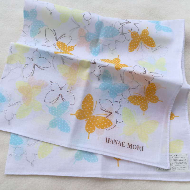 ผ้าเช็ดหน้า Hanae Mori แบรนด์ชั้นนำของญี่ปุ่น