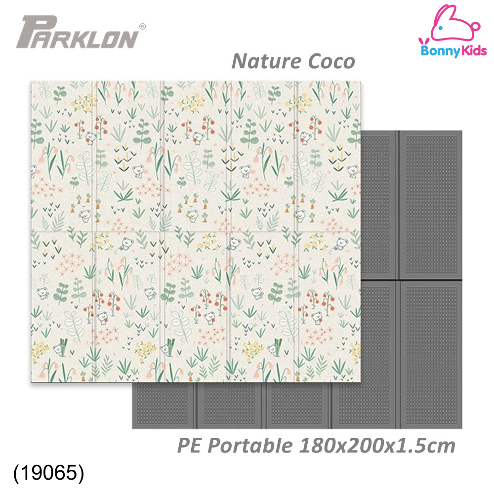 Parklon-Parklon แผ่นรองคลานเกาหลีรุ่นพับได้ PE Portable Mat 180x200x1.5cm