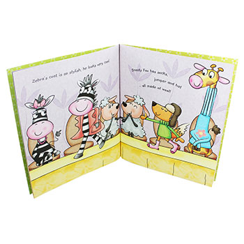 Christine Barrett : Animal Fashion Parade : นิทานภาพ ปกอ่อน เกี่ยวกับ พาเรดของสัตว์ต่างๆ สีสันสดใส