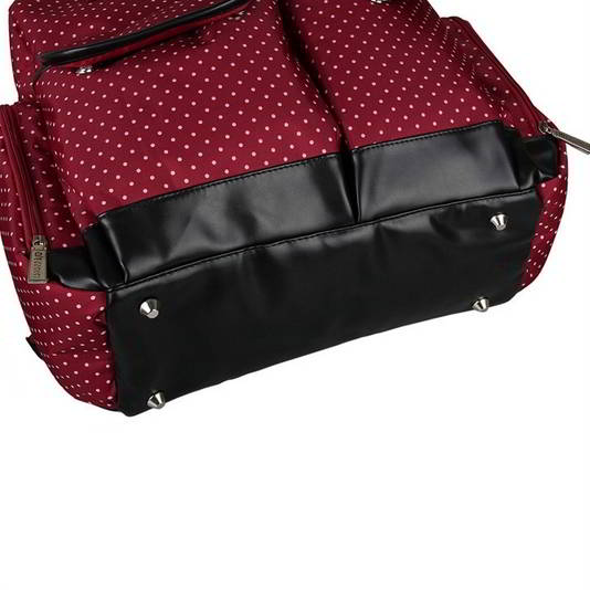 Ecosusi กระเป๋าคุณแม่ กระเป๋าสัมภาระคุณแม่ กระเป๋าแม่ลูกอ่อน ใช้ได้ 3 แบบ ใบใหญ่ ทนทาน ช่องใส่ของเยอะ (Red)