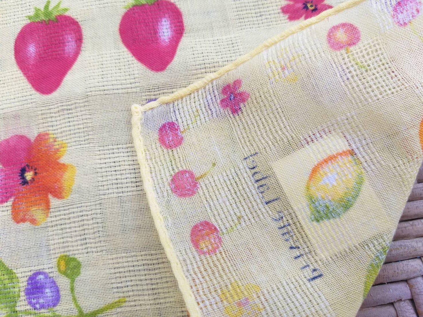 ผ้าเช็ดหน้า PRIVATE LABEL สีสวยยย