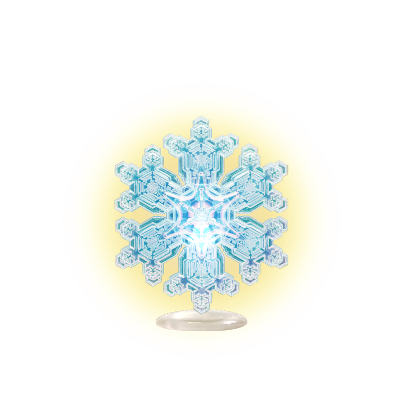 กาชาปอง Snowflake LED Light Collection