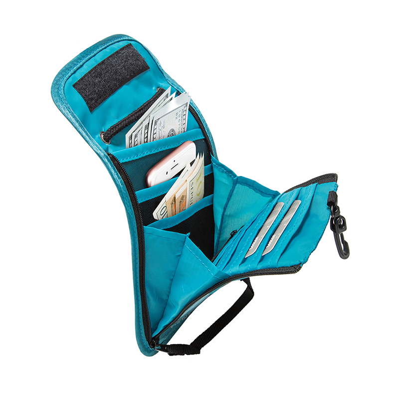 ฺBagsmart กระเป๋าใส่พาสปอร์ตแบบห้อยคอ ป้องกันการขโมยข้อมูลบัตรเครดิตด้วยคลื่น RFID มี 3 สีให้เลือก