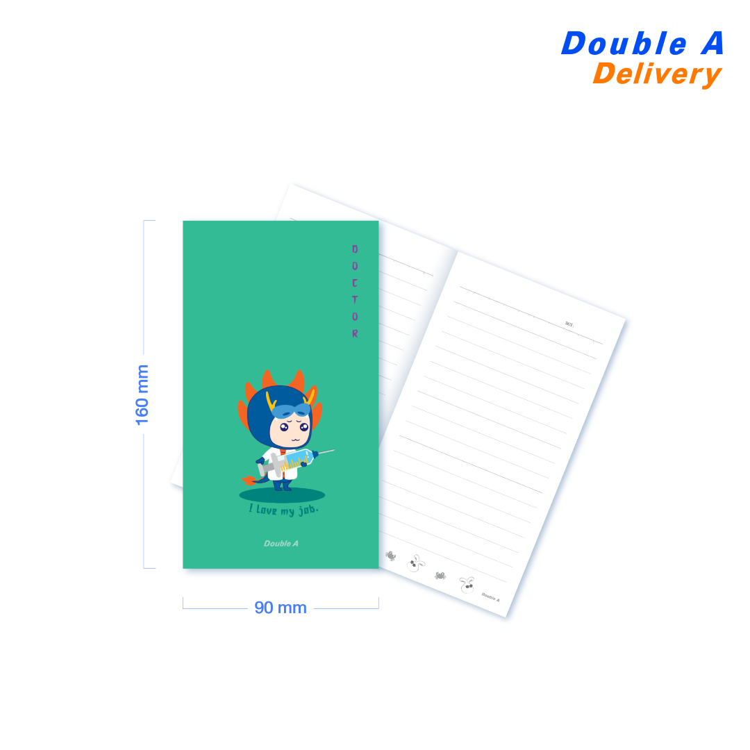 สมุดมุงหลังคา 90X160มม. 24แผ่น ลาย Mang Guan 1 เล่ม (คละแบบ)