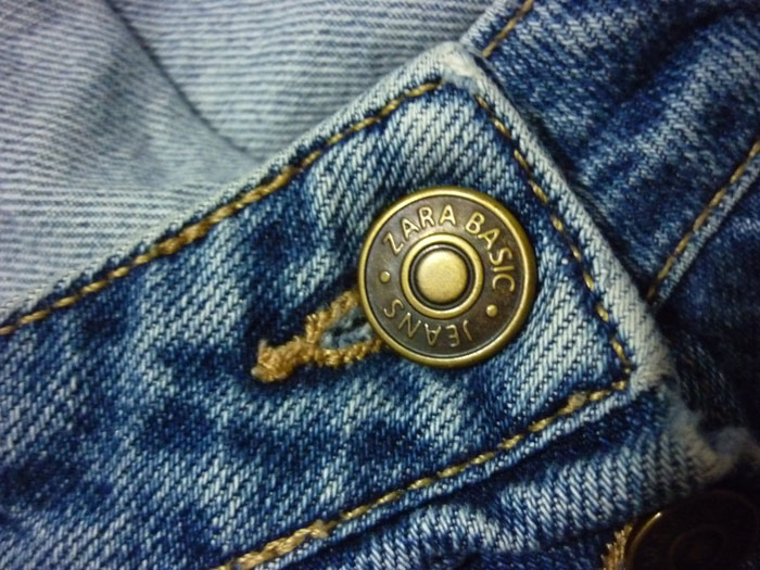 กระโปรงยีนส์ไซด์ใหญ่ ZARA 34.5-48-15