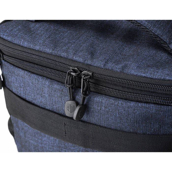 กระเป๋าใส่กล้องถ่ายรูป SLR/DSLR ขนาดกะทัดรัด พร้อมผ้าคลุมกันฝนหรือสิ่งสกปรก (สี Heather Blue) (BAGSMART Compact Camera Shoulder Bag for SLR/DSLR with Waterproof Rain Cover)