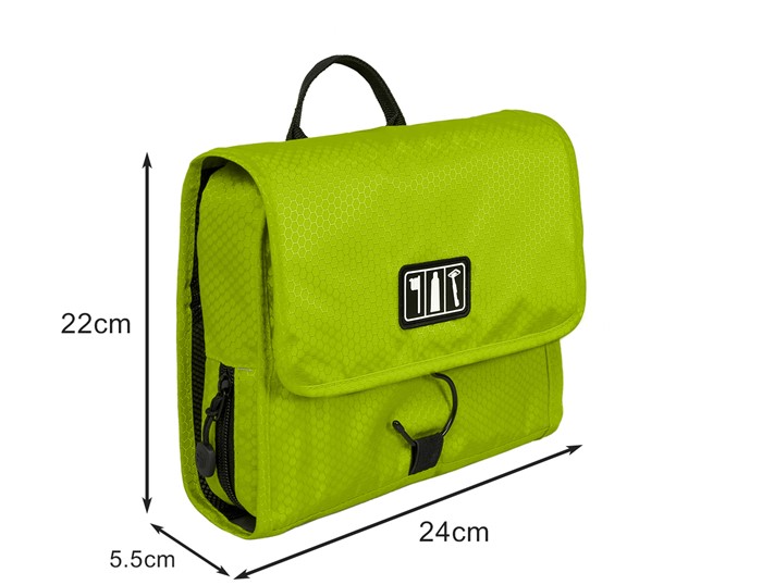 Bagsmart กระเป๋าใส่อุปกรณ์อาบน้ำ คุณภาพสูง ใส่อุปกรณ์อาบน้ำ แขวนได้ สำหรับเดินทาง ท่องเที่ยว (Green)