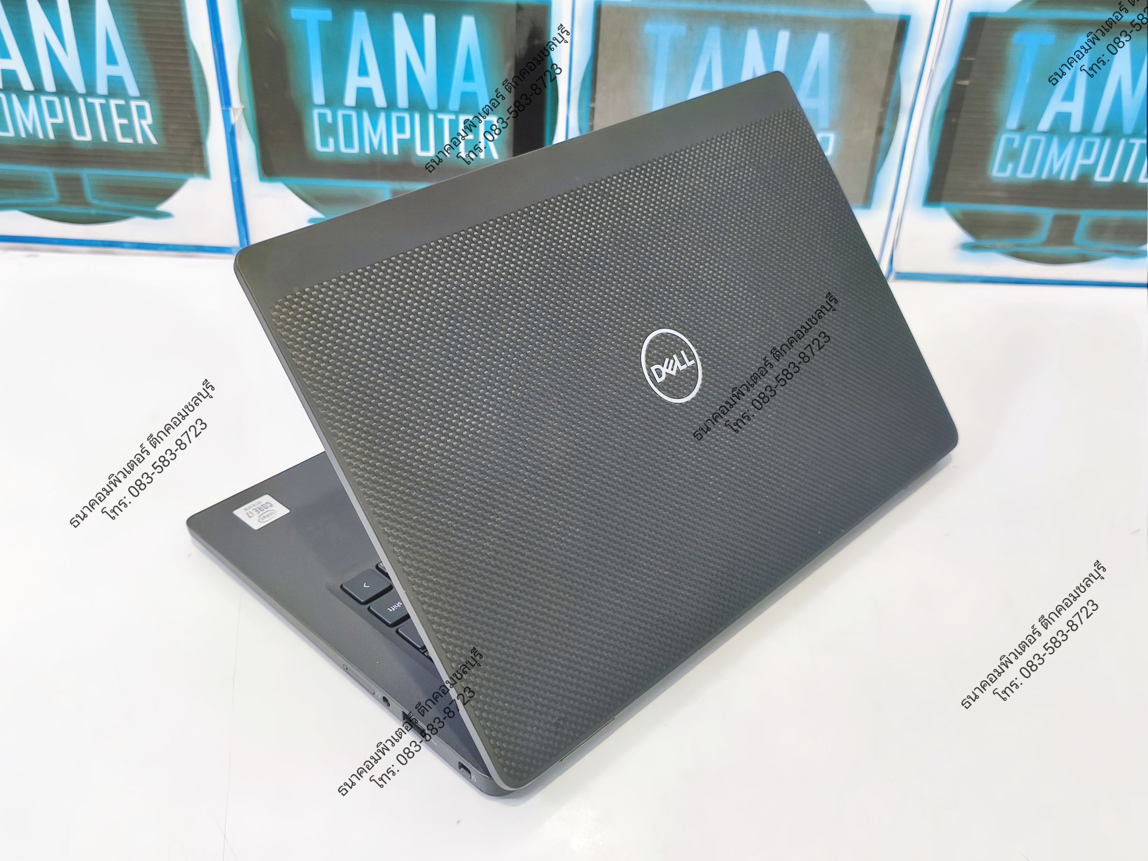 โน๊ตบุคทำงานมือสอง DELL Intel I7-10610U Ram16GB SSD256GB