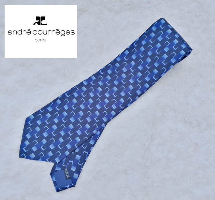เนคไทแบรนด์เนม Courrèges NECKTIE ของแท้