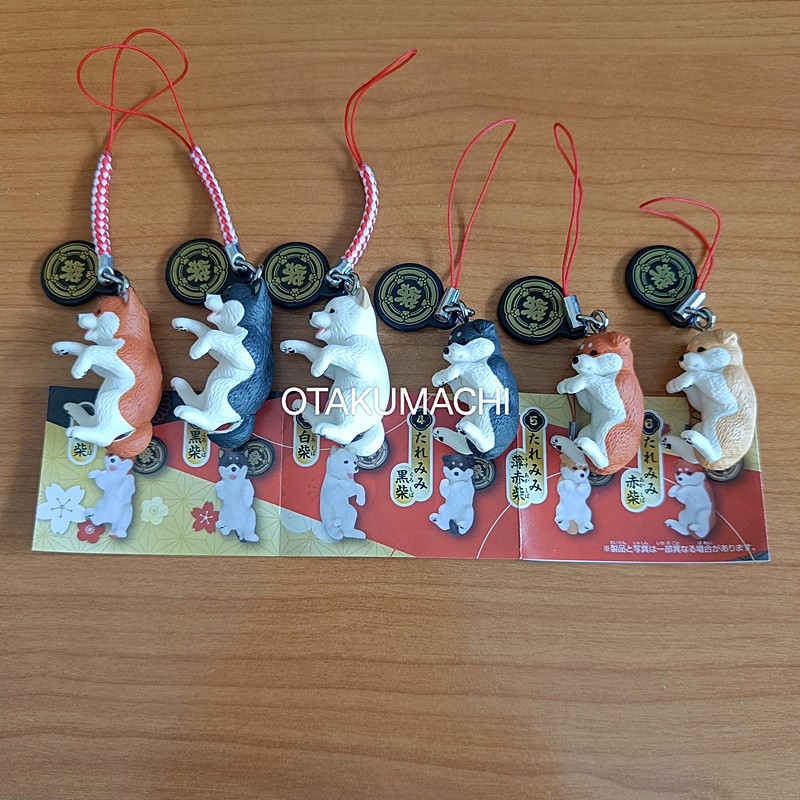 กาชาปองมาสคอทน้องหมาชิบะ Shiba Inu Netsuke