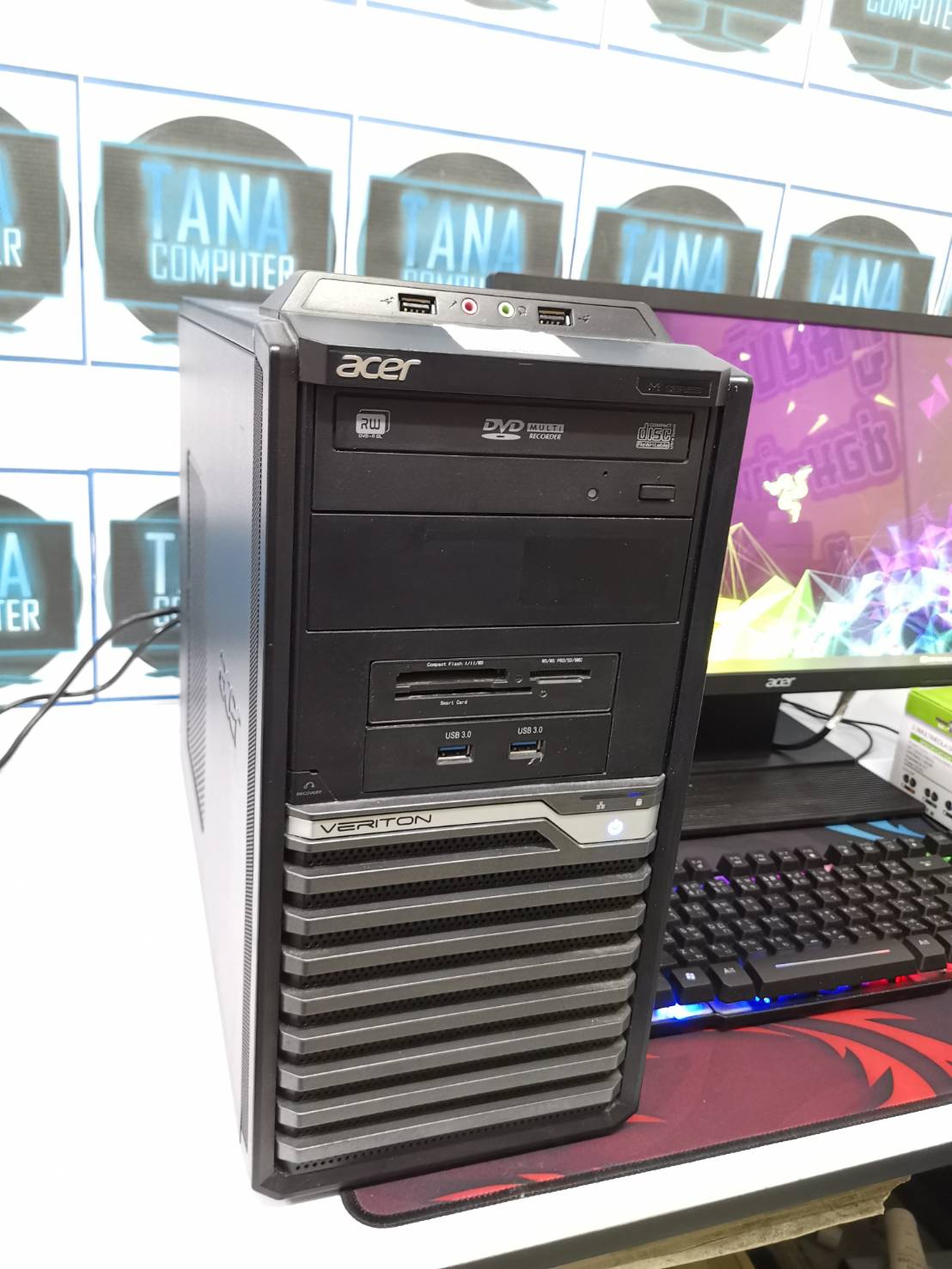 (8,500)คอมทำงาน ครบชุด Intel I5 Gen4 Ram4gb HDD500GB จอขนาดใหญ่ 22 นิ้ว เคสใหญ่ แข็งแรง