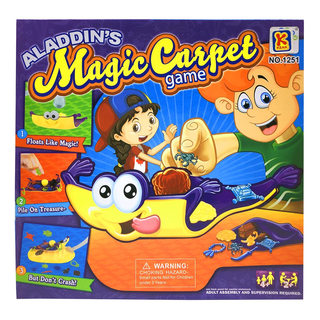 เกมครอบครัว เกมในวงปาร์ตี้ เกมแข่งบาลานซ์สมบัติบนพรมวิเศษอาลาดีน