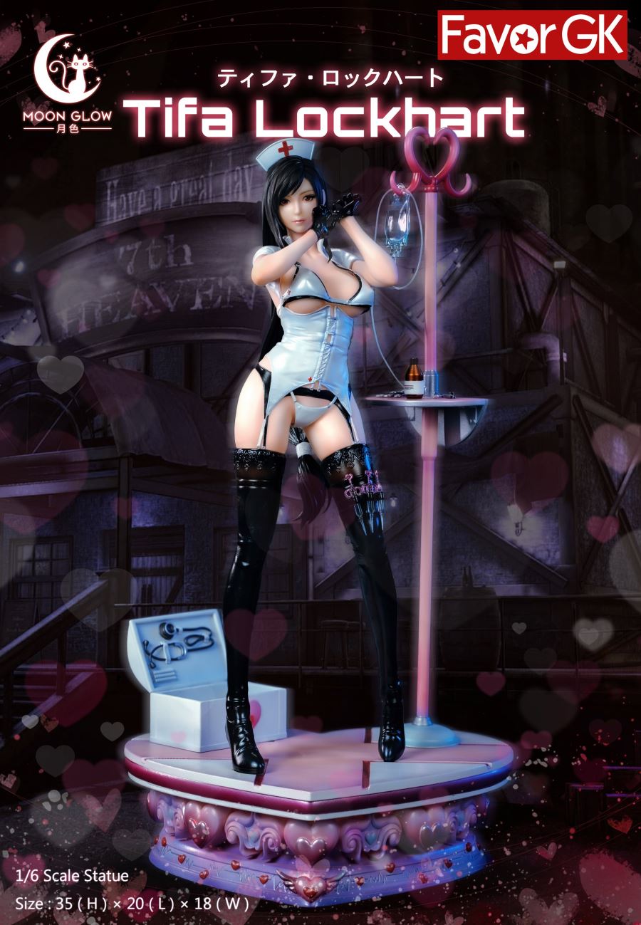[เปิดจอง] เปิดจอง Moon Glow studio Hot Nurse Tifa – Final Fantasy (No lc) White ราคา 7700-8100