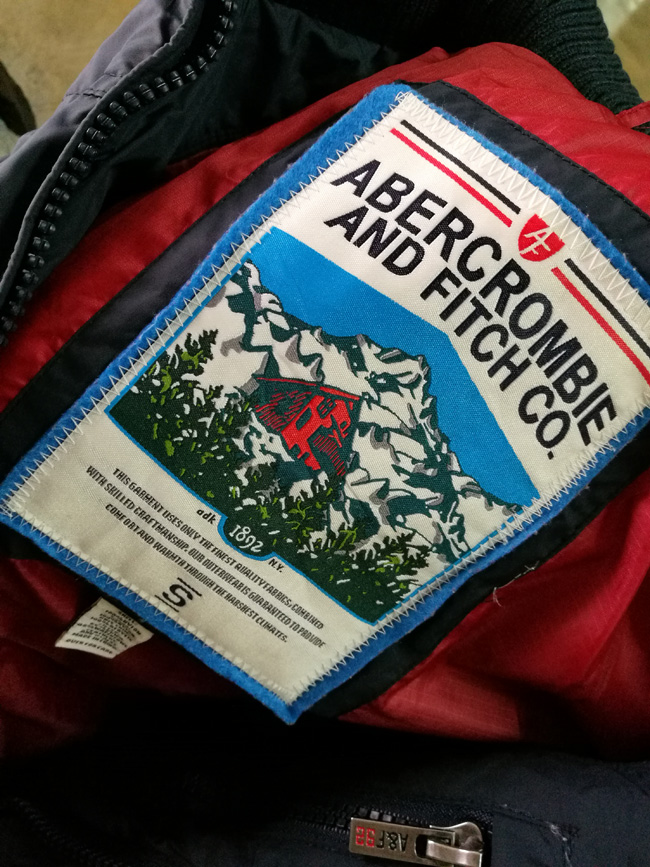 โค้ทขนเป็ด ABERCROMBIE อุ่นติดลบ