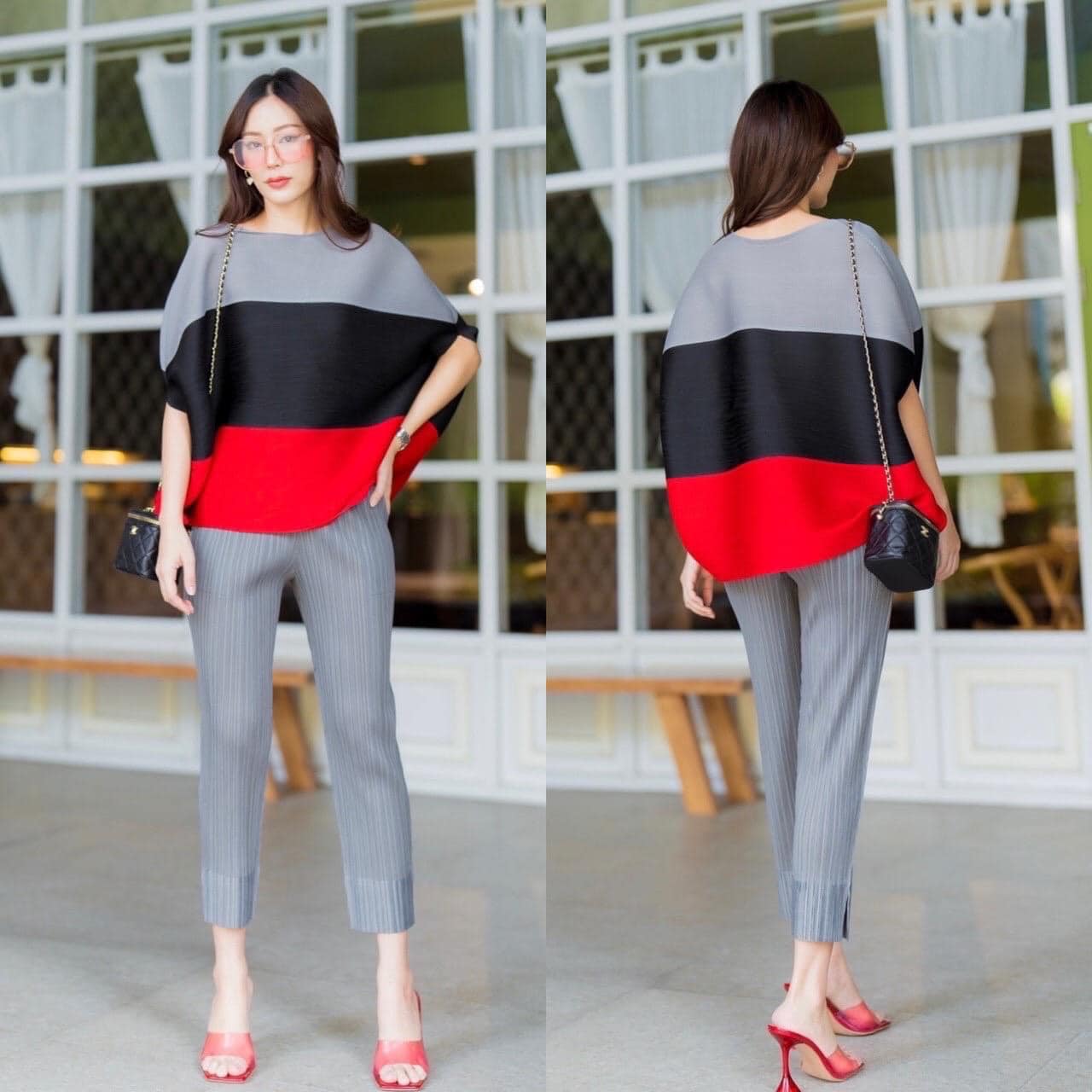 ชุดเซตผ้าอัดพลีท แบบงานBrand คุณภาพแน่นๆ AA Premium 💫 สินค้าคุณภาพ (พร้อมส่ง)